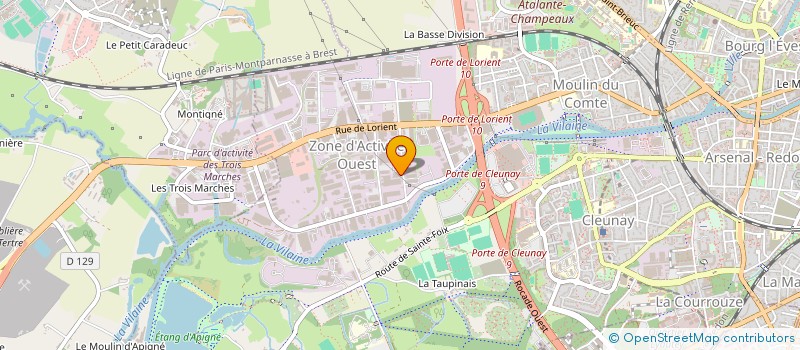 localisation de l'entreprise BOBET ANTIQUITES à RENNES