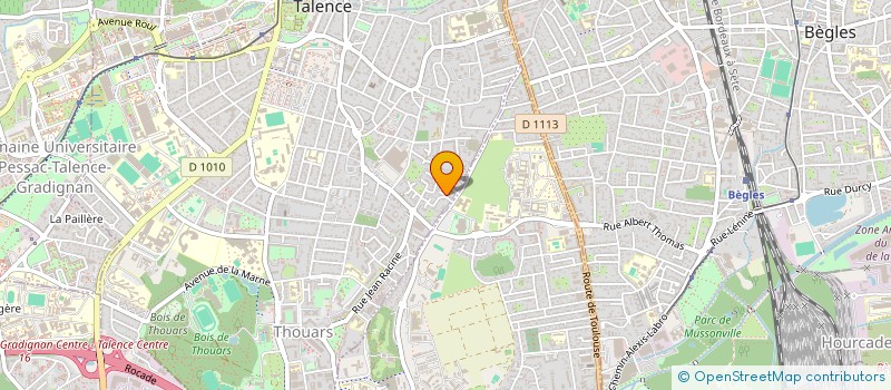 localisation de l'entreprise BOBI  TALENCE