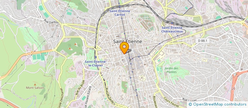 localisation de l'entreprise BOBI5T SERVICES à SAINT-ETIENNE