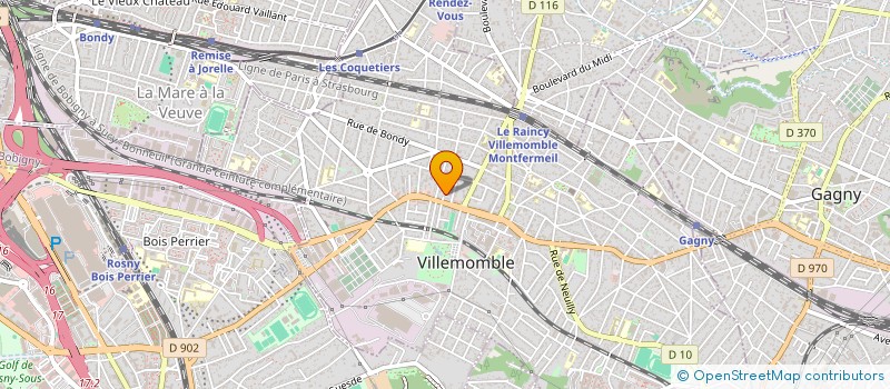 localisation de l'entreprise BOBIBLOANDCO à VILLEMOMBLE