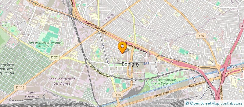 localisation de l'entreprise BOBIGNY DISTRIBUTION à BOBIGNY