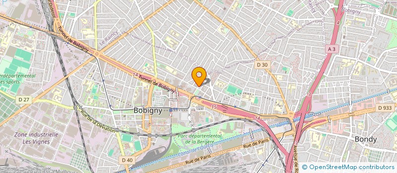 localisation de l'entreprise BOBIGNY DISTRIBUTION à BOBIGNY