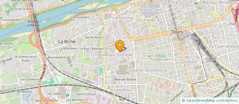 localisation de l'entreprise BOBILLOT  TOURS