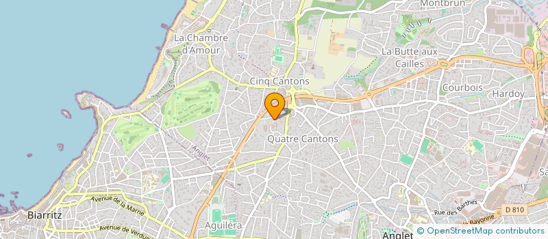 localisation de l'entreprise BOBILY à CAPBRETON