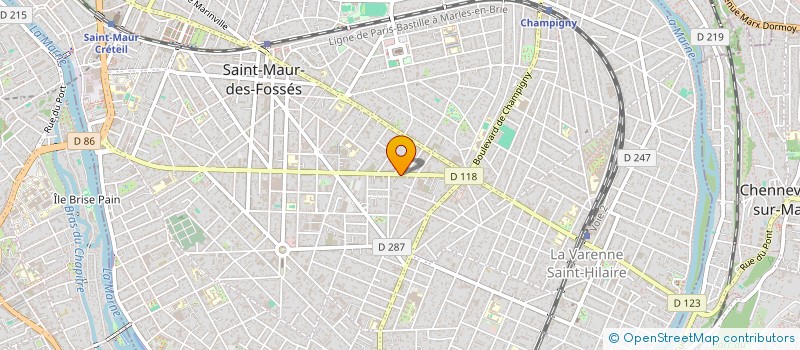 localisation de l'entreprise BOBIMAME à SAINT-MAUR-DES-FOSSES