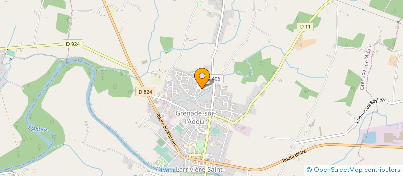 localisation de l'entreprise BOBINAGE ATURIN à GRENADE-SUR-L'ADOUR