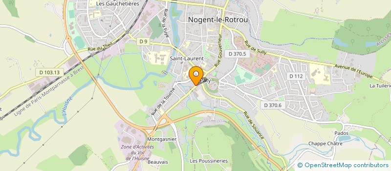 localisation de l'entreprise BOBINAGE DU PERCHE à NOGENT-LE-ROTROU