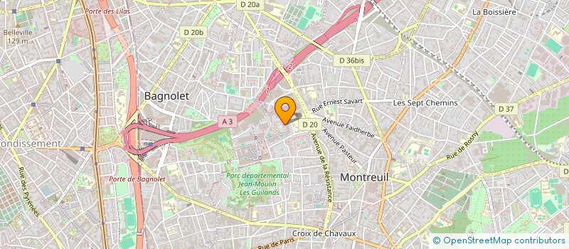 localisation de l'entreprise BOBINAGE SERVICE MAINTENANCE à MONTREUIL