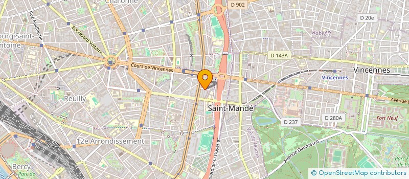 localisation de l'entreprise BOBINE FILMS  PARIS