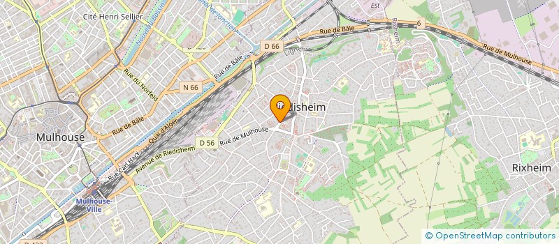 localisation de l'entreprise BOBINE MACHINE  RIEDISHEIM