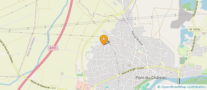 localisation de l'entreprise BOBINE VAPEUR  PONT-DU-CHATEAU