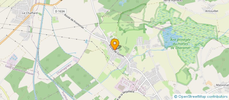 localisation de l'entreprise BOBINECLUB  FRONTONAS