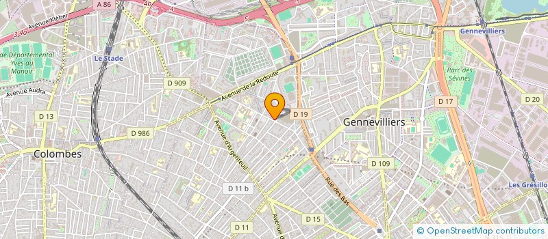 localisation de l'entreprise BOBINELEC SARL à ASNIERES-SUR-SEINE