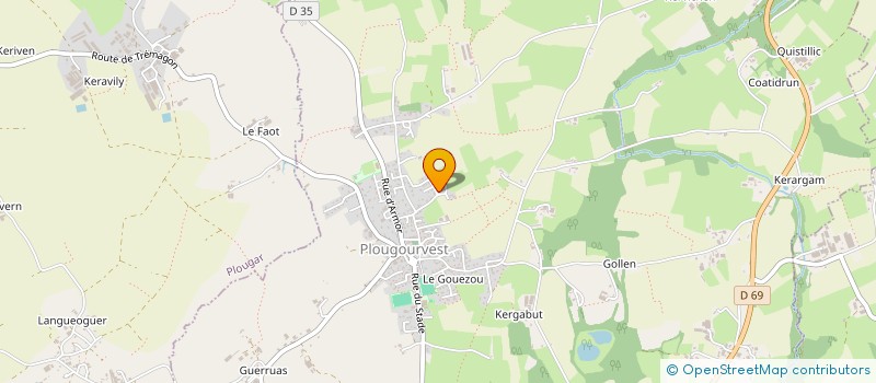 localisation de l'entreprise BOBINES EN FOLIE  PLOUNEVENTER