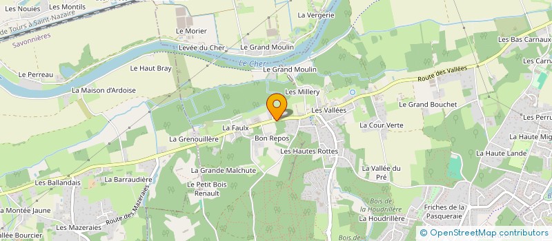 localisation de l'entreprise BOBINET-MARETHEU  CHAMBRAY-LES-TOURS