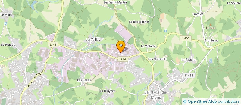 localisation de l'entreprise BOBINO PLASTIQUE à SAINT-PAL-DE-MONS