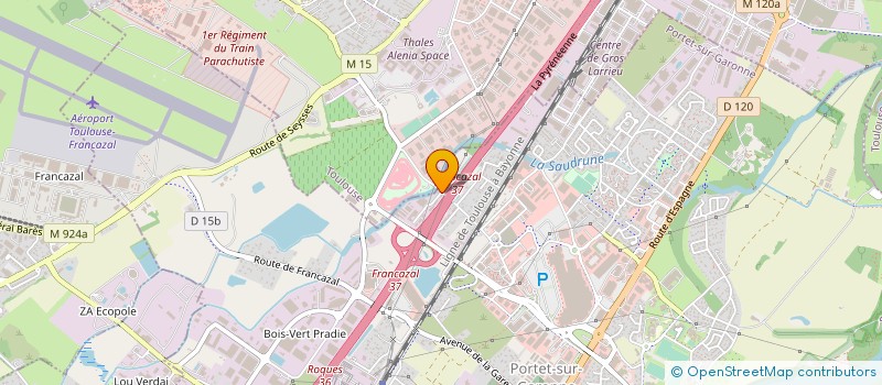 localisation de l'entreprise BOBION & JOANIN TOULOUSE à PORTET-SUR-GARONNE