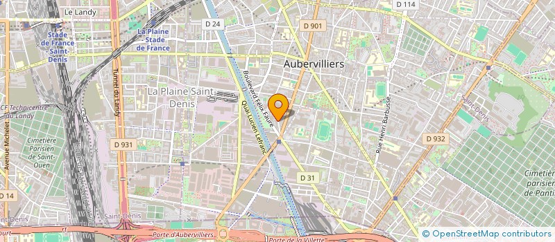 localisation de l'entreprise BOBLANC à AUBERVILLIERS
