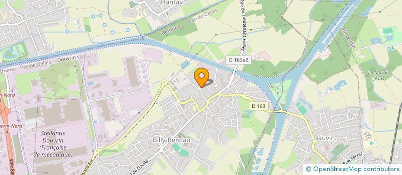 localisation de l'entreprise BOBO  BILLY-BERCLAU