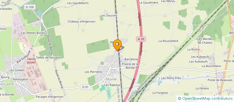 localisation de l'entreprise BOBO ET COMPAGNIE à MAILLE