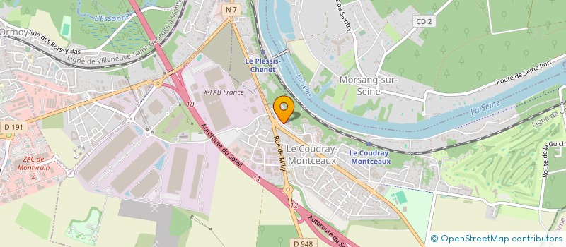 localisation de l'entreprise BOBO PARE BRISE  RIS-ORANGIS