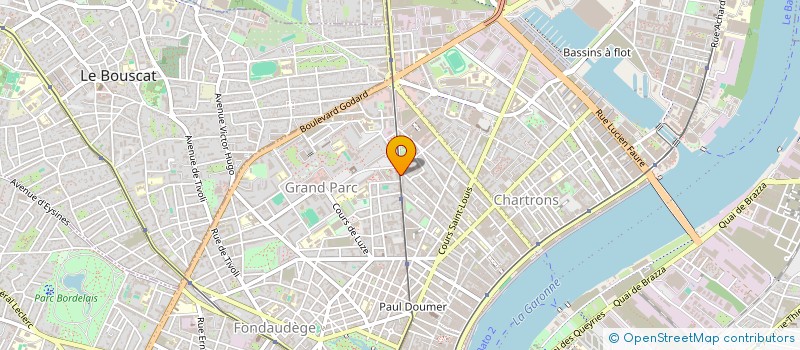 localisation de l'entreprise BOBODGE HOLDING  BORDEAUX