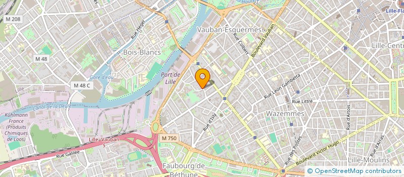 localisation de l'entreprise BOBOHO à LILLE