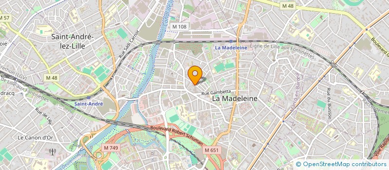 localisation de l'entreprise BOBOLO à LA MADELEINE
