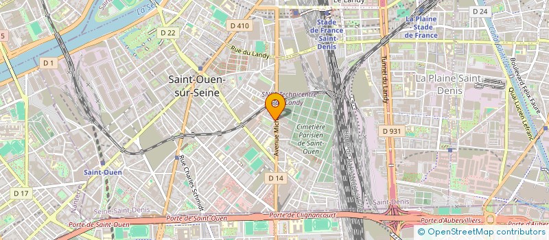 localisation de l'entreprise BOBY'S BAR à SAINT-OUEN-SUR-SEINE