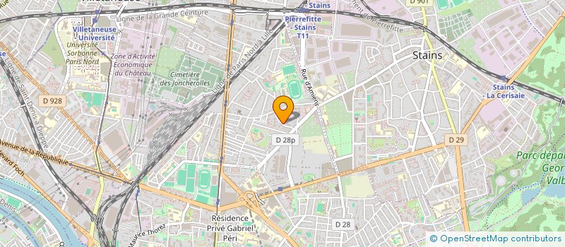 localisation de l'entreprise BOBYCO à PIERREFITTE-SUR-SEINE