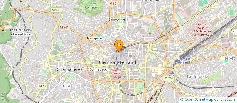 localisation de l'entreprise BOBYSHOP  CLERMONT FERRAND