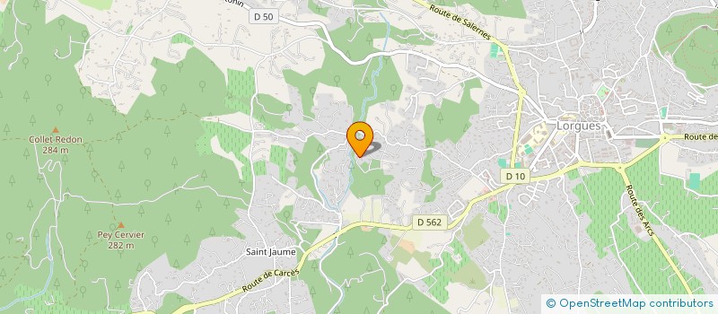 localisation de l'entreprise BOC 13  LORGUES