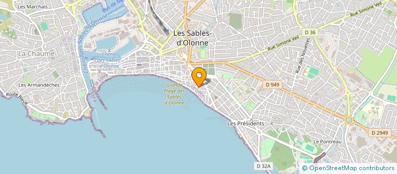 localisation de l'entreprise BOC à LES SABLES D'OLONNE