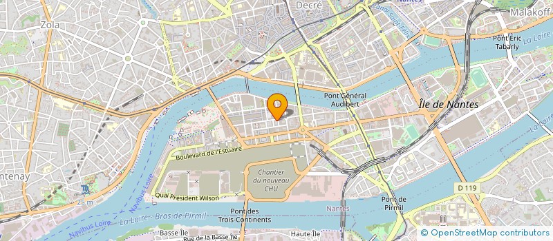 localisation de l'entreprise BOC à NANTES