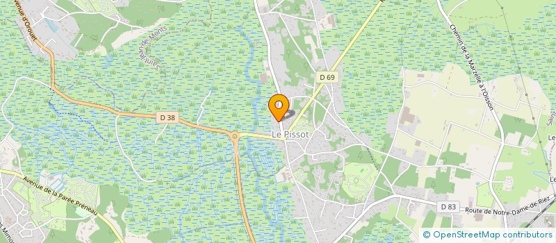 localisation de l'entreprise BOC DISTRIBUTION  SAINT-HILAIRE-DE-RIEZ