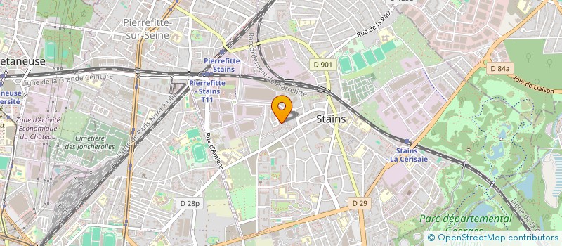 localisation de l'entreprise BOC PARTNERS à STAINS