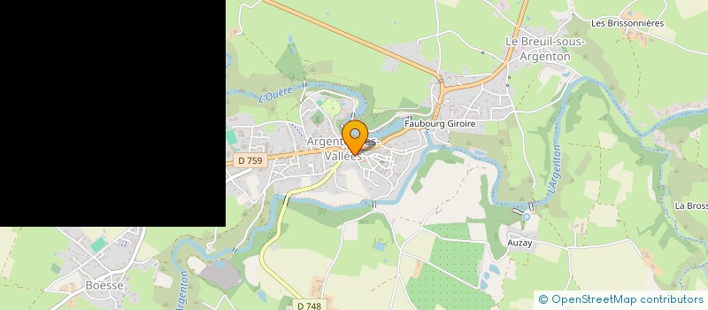 localisation de l'entreprise BOCA  ARGENTONNAY