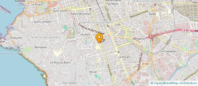 localisation de l'entreprise BOCA  MARSEILLE