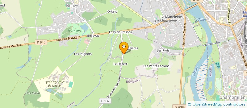 localisation de l'entreprise BOCA  NEUVY