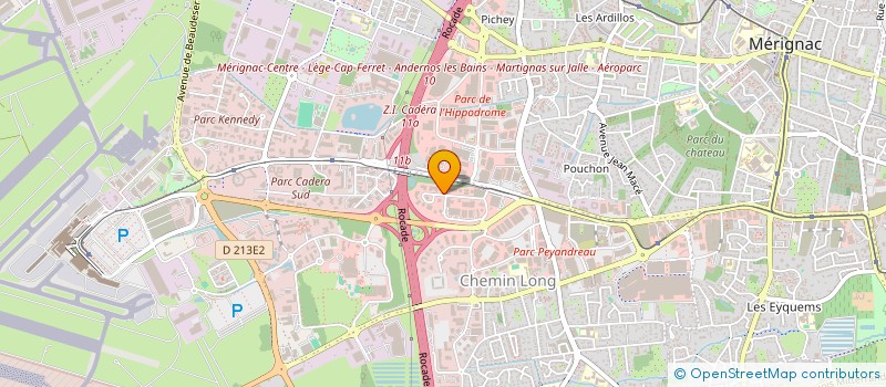 localisation de l'entreprise BOCA LA GARENNE à MERIGNAC