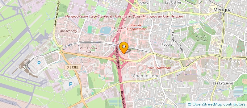 localisation de l'entreprise BOCA LA MOULINE  MERIGNAC