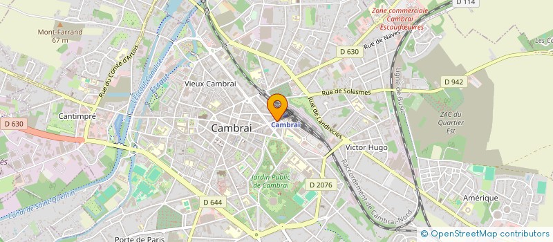 localisation de l'entreprise BOCA LATINA  CAMBRAI