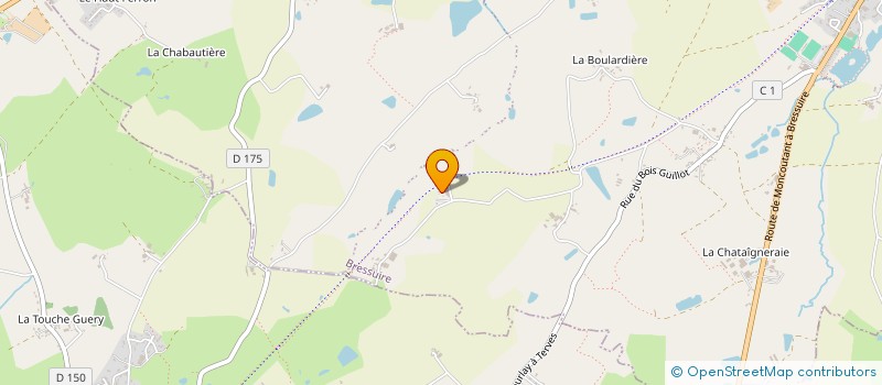 localisation de l'entreprise BOCA' MUSIQUE  BRESSUIRE