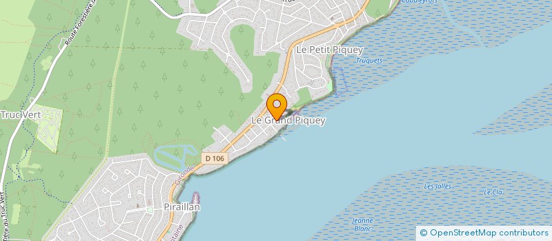 localisation de l'entreprise BOCACE  LEGE-CAP-FERRET