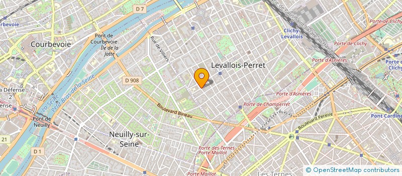 localisation de l'entreprise BOCADILLO à LEVALLOIS PERRET
