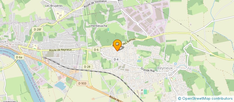 localisation de l'entreprise BOCAGE à REYRIEUX
