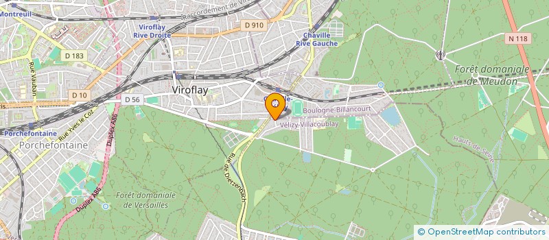 localisation de l'entreprise BOCAGE  VELIZY-VILLACOUBLAY