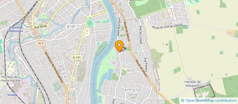 localisation de l'entreprise BOCAGE à SAINTRY-SUR-SEINE