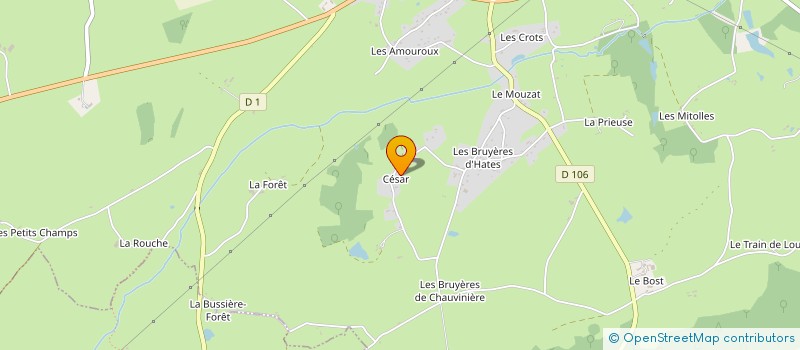localisation de l'entreprise BOCAGE CHARPENTE  BOURBON-L ARCHAMBAULT