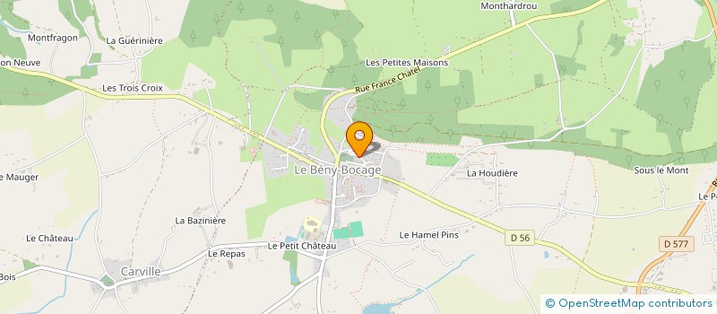 localisation de l'entreprise BOCAGE DISTRIBUTION à SOULEUVRE EN BOCAGE